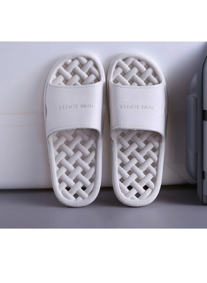 ShebSheb Stylish Hollow Shower Slippers, Hole Bathroom Slides, Men's And Women's Bath Sandals, Non-Slip Slides For Pool, Gym, And Home. - Image 2