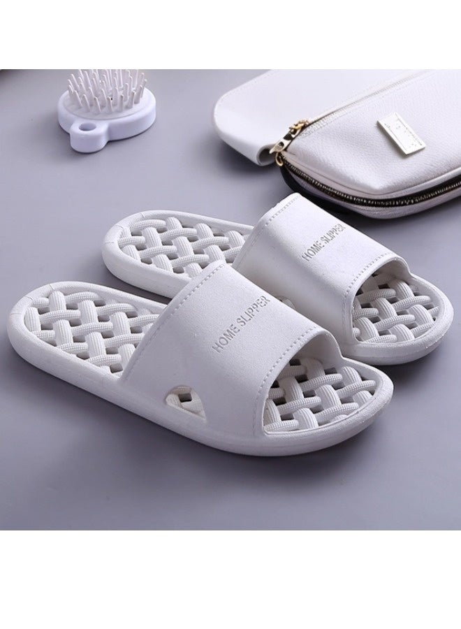 ShebSheb Stylish Hollow Shower Slippers, Hole Bathroom Slides, Men's And Women's Bath Sandals, Non-Slip Slides For Pool, Gym, And Home. - Image 3