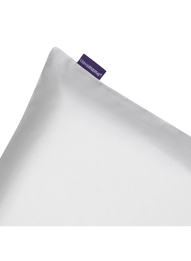 Clevamama Clevafoam Pram Pillow Case White - Image 3