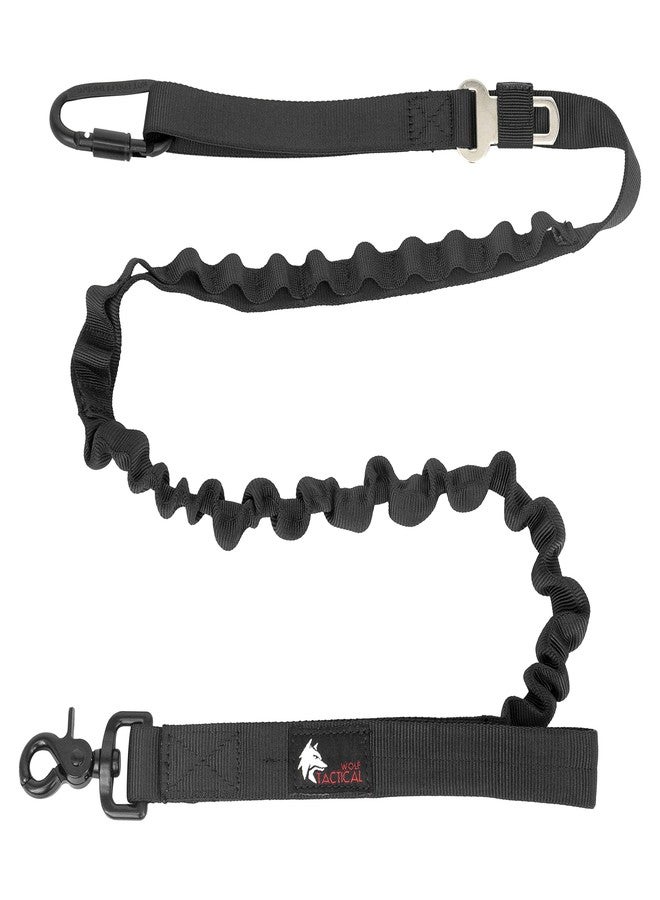 WOLF TACTICAL طوق كلاب مطاطي من وولف تاكتيكال - طوق متين مانع للشد للكلاب الكبيرة - أسود - Image 1