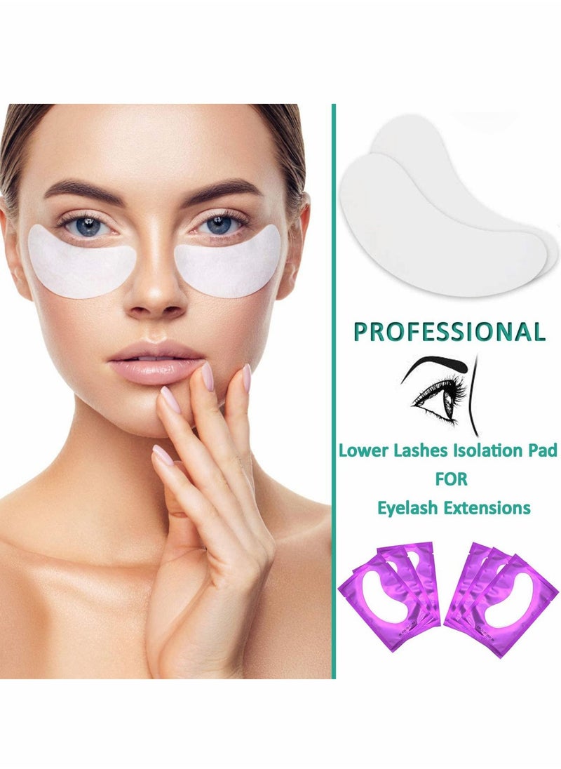 Excefore Under Eye Pads, 50 Pair Eyelash Extension Lint Free Gel Patches for Beauty Salon False Eyelash Extensions Grafting (Purple)  - Image 2