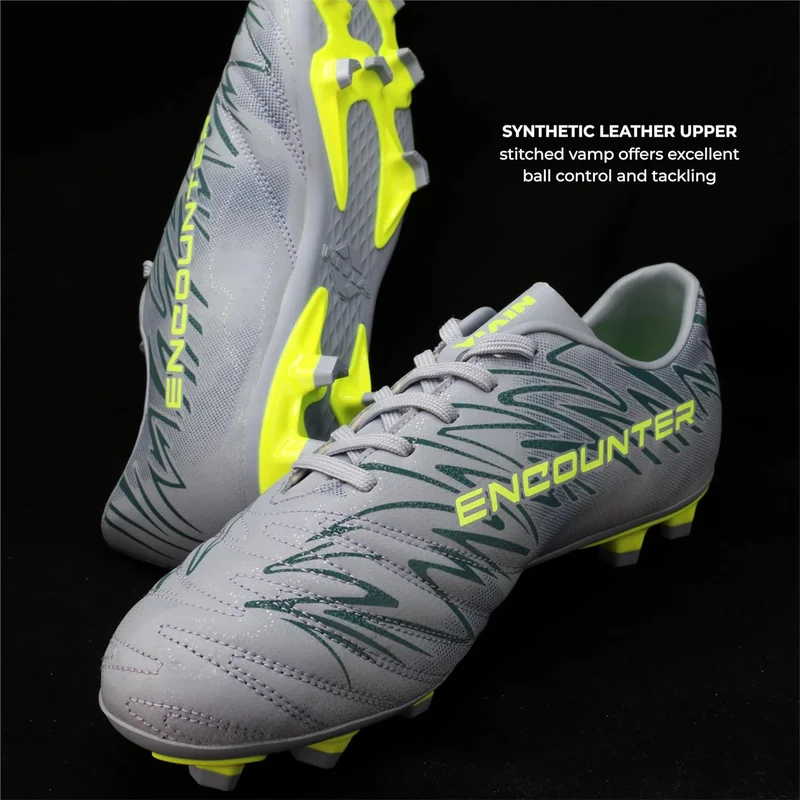 نيفيا Nivia Encounter 11.0 Football Studs for Men - TPU Sole with PVC Synthetic Leather Upper for Hard and Grassy Surfaces