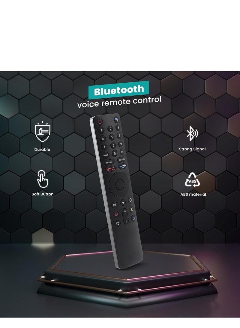 BLUMENiT Battery Included Replacement Remote Control for Xiaomi Mi TV Stick – Compatible with Xiaomi Mi TV 4S, 4A, XMRM-010, L55MS-5A, L65M5-5ASP, L32M5-5ASP, L43M5-5ASP, L55M5-5ASP, L65M5-5ASP, L65M5-5SIN – Bluetooth & Voice Control - Image 5