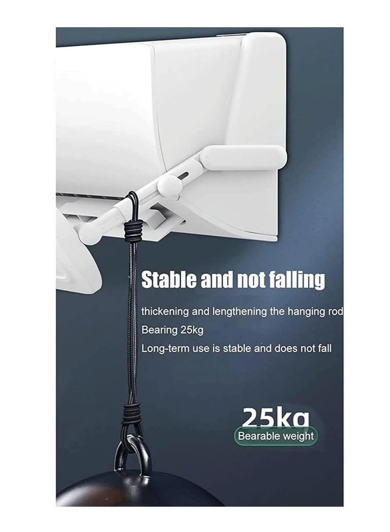 Air Conditioner Deflector Air Conditioning Wind Shield, Split Ac Adjustable Flow Deflector Preventing Ac From Blowing Directly, For Home Office Retractable Ac Windshield (MKS-159) - Image 5