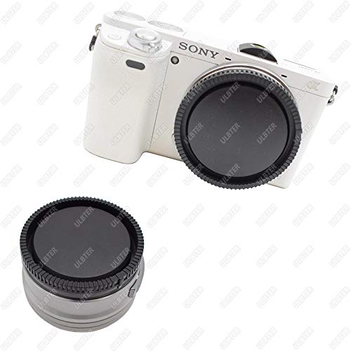 ULBTER Body Cap + Rear Lens Cover for Sony Alpha A6700 A6600 A6500 A6400 A6300 A6100 A6000 A5100 A5000 ZV-E10 ZVE-1 FX30 FX3 A7R IV/A7R II/A7R III/A7R/A7 IV /A7 III/A7 II/A7C E Mount - Image 5