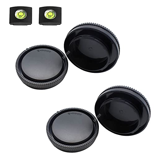 ULBTER Body Cap + Rear Lens Cover for Sony Alpha A6700 A6600 A6500 A6400 A6300 A6100 A6000 A5100 A5000 ZV-E10 ZVE-1 FX30 FX3 A7R IV/A7R II/A7R III/A7R/A7 IV /A7 III/A7 II/A7C E Mount - Image 1