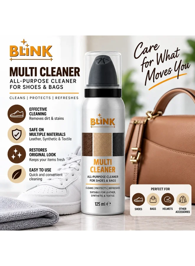 Blink Blink Multi Cleaner – All-Purpose Cleaner for Shoes & Bags 125 ml