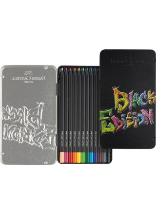 FC Colour Pencils Black Edition Flat Tin of 12 - pzsku/Z7625B1ECFA8C419C1FC4Z/45/_/1735045681/79cd6fcc-13c7-477e-8a1b-4de64ba77012