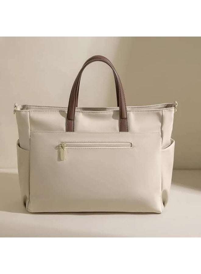 Women Multifunctional Casual Large Capacity Tote Bag waterproof With Multiple Pockets, Simple, Fashionable, Lightweight and Foldable, Suitable and Perfect for Office Workers, College Students, Commuting, bookbag, Eye-Catching, Going out and Daily use. Elegant and practical ShoulderCrossbody Handbag - Image 2