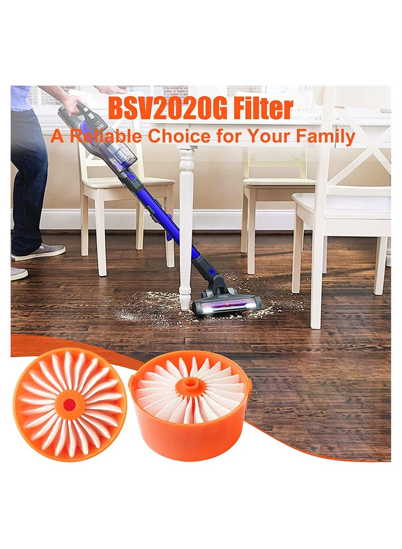 SYOSI Vacuum Cleaner Accessory, 4 Pack Filter Element for BLACK + DECKER BSV2020G Wireless Vacuum Cleaner Accessory - Image 5