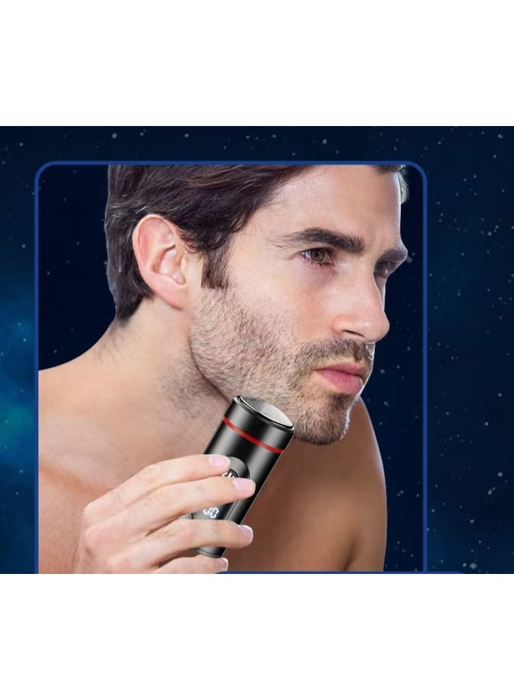 Waterproof Electric Shaver, Fast USB Charging, Portable Mini with Digital Display - Image 1