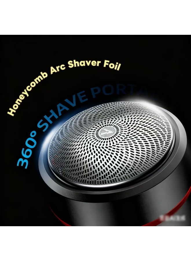 Waterproof Electric Shaver, Fast USB Charging, Portable Mini with Digital Display - Image 3