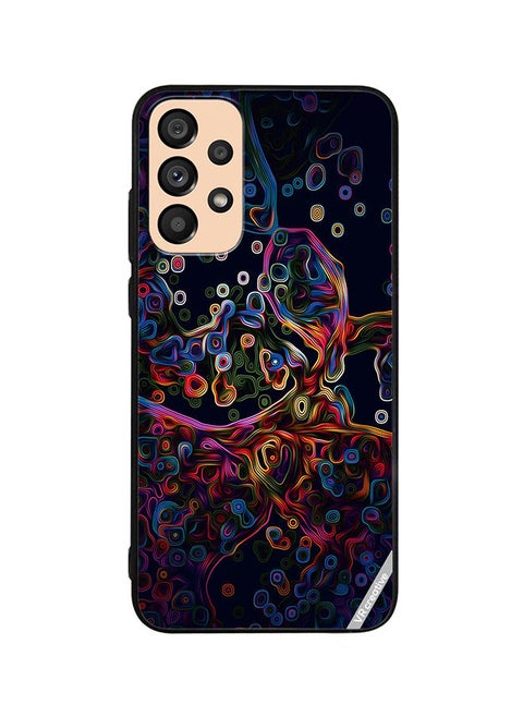 Protective Case Cover For Samsung Galaxy A72 Abstract Design Multicolour