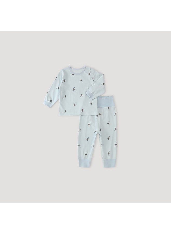 Balipig Balinese Piglet Snake Baby Underwear Set Spring And Autumn High Waist Belly Protection Infant Toddler Pajamas Children's Two-piece Set Girls Boys Autumn Clothes Autumn Pants - Image 3