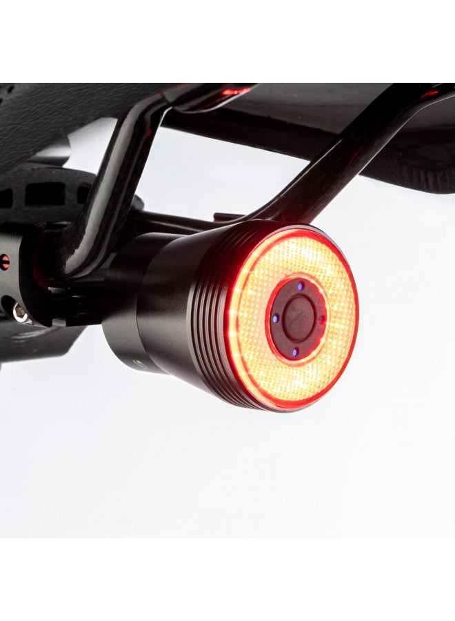 Rockbros ROCKBROS Bike Tail Light Smart,Brake Sensing Bicycle Rear Lights for Night Ride,Ultra Bright LED Back Lights,Type C USB Rechargeable,IPX6 Waterproof,Cycling Safety Taillight Accessories - Image 1