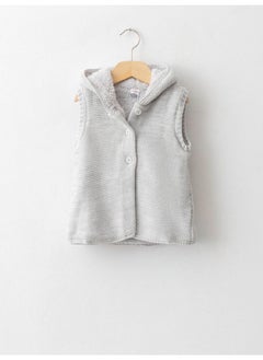 Hooded Baby Girl Knitwear Vest - pzsku/Z762631D08A70A1747E59Z/45/_/1666728916/7bdfc5da-fd02-4350-bfef-0033726bc6a1