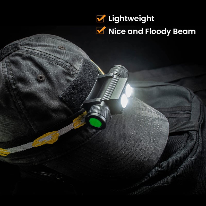 Sofirn sofirn Headlamp, 1200 Lumen Rechargeable Head Lamp with Bright SST40 LED, Waterproof, for Kids and Adults, for Camping, Running, Hiking, Emergency, Outdoor, Hard Hat  - Image 4
