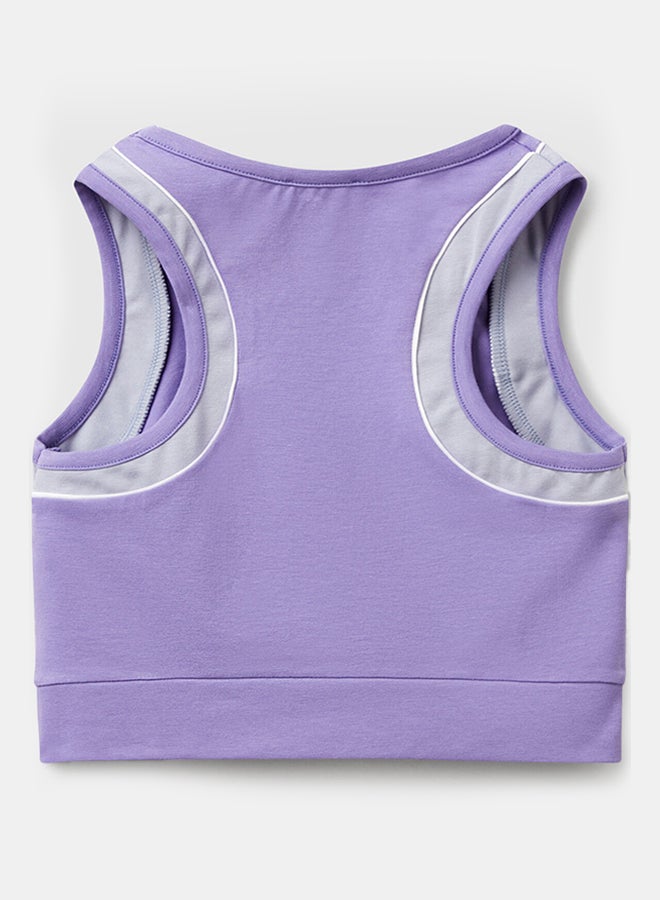 بينيتون بلوزة رياضية للبنات مع أنابيب - Image 2