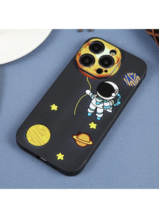 Zaboon Case For iPhone 12 Pro Hug Moon Astronaut Pattern TPU Phone Case - Image 2