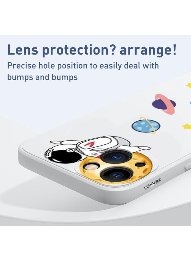 Zaboon Case For iPhone 12 Pro Hug Moon Astronaut Pattern TPU Phone Case - Image 4