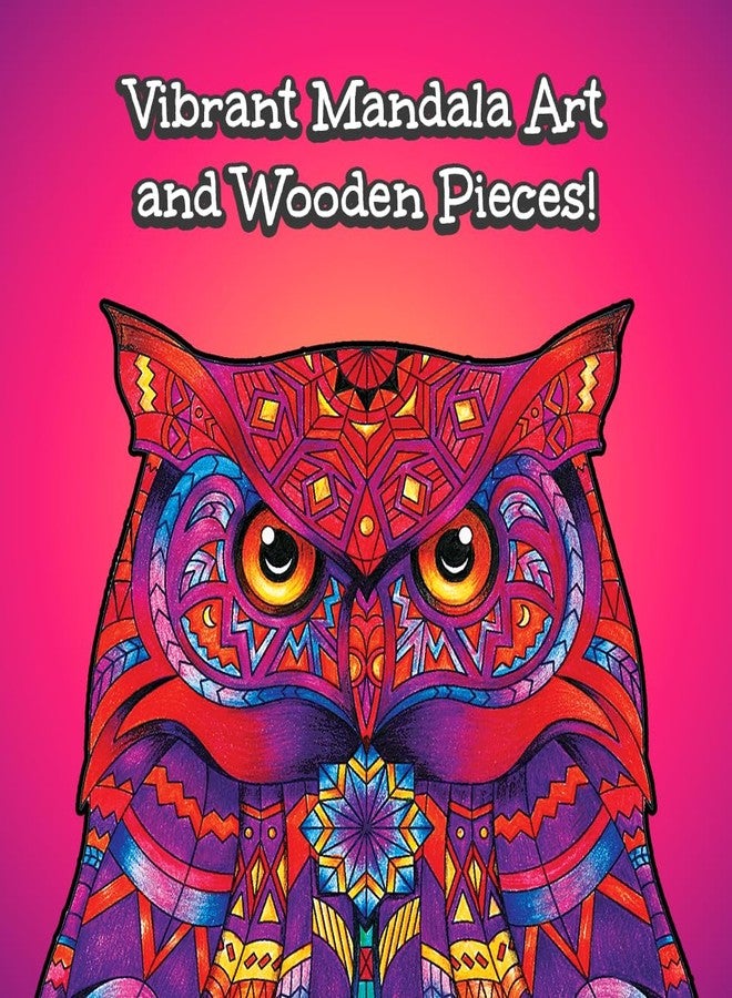 91Knots | Mystical Owl 83 Pieces Wooden Jigsaw Puzzle for Kids 5+ | Animal Brain Teaser | Boosts Creativity & Imagination, Cognitive Development, Fine Motor Skills, Spatial Intelligence & Focus - Image 2