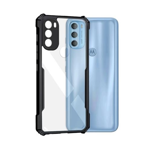Plus 360 Degree Protection Black Border Back Cover for Motorola Moto G71 5G - Black - Image 2