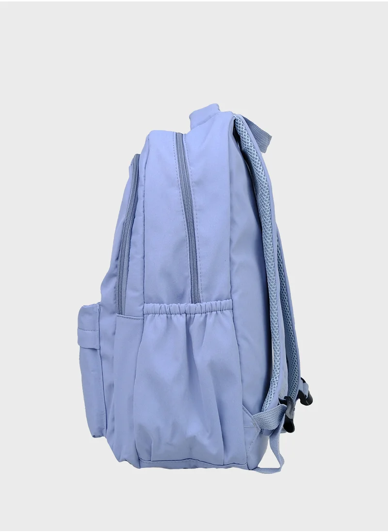 JUNE Kids Waterproof Nylon Zip Around Backpack