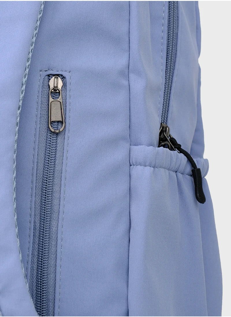 JUNE Kids Waterproof Nylon Zip Around Backpack
