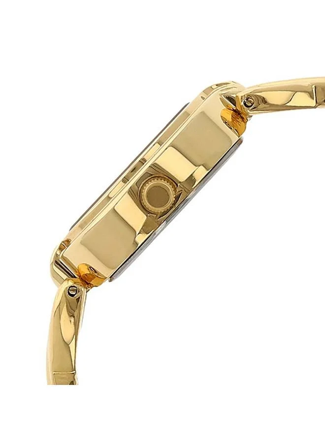 سوناتا Oval Shape Metal Analog Wrist Watch 8109YM01 - 20 mm - Golden