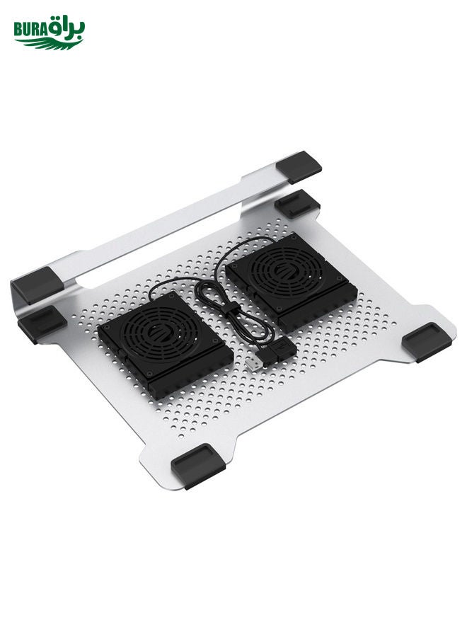 BURAQ ORICO NA15 15 inch or Below Laptop Double Fans Aluminum Radiator Bracket Plate Cooling Pad  - Image 3