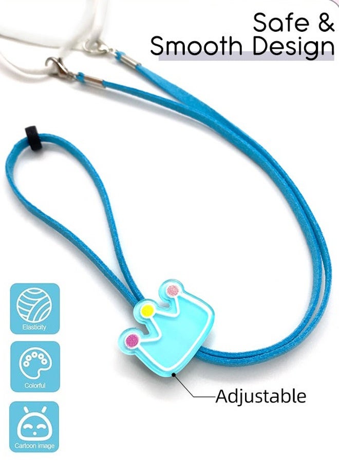 8 قطع من أحزمة النظارات الكرتونية للأطفال، أحزمة نظارات متعددة الوظائف، حامل نظارات، قلادة، حامل نظارات شمسية للأولاد والبنات، للعب في الهواء الطلق، للاستخدام اليومي في المدرسة، للترفيه المنزلي، متعددة الألوان - Image 4