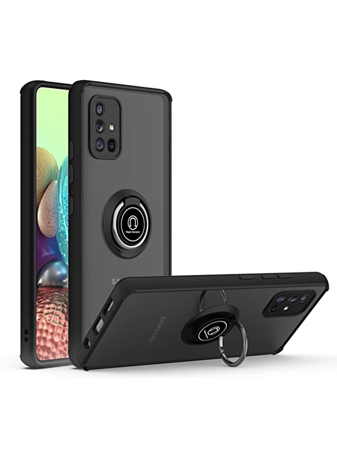 IAF for samsung Galaxy S20 Fe 5G Case, Heavy Duty Protector Hard Armor Military Anti-Fall Bumper Cover for Samsung S20 Fe 5G Cases with Magnetic Ring Kickstand for samsung s20 feblack