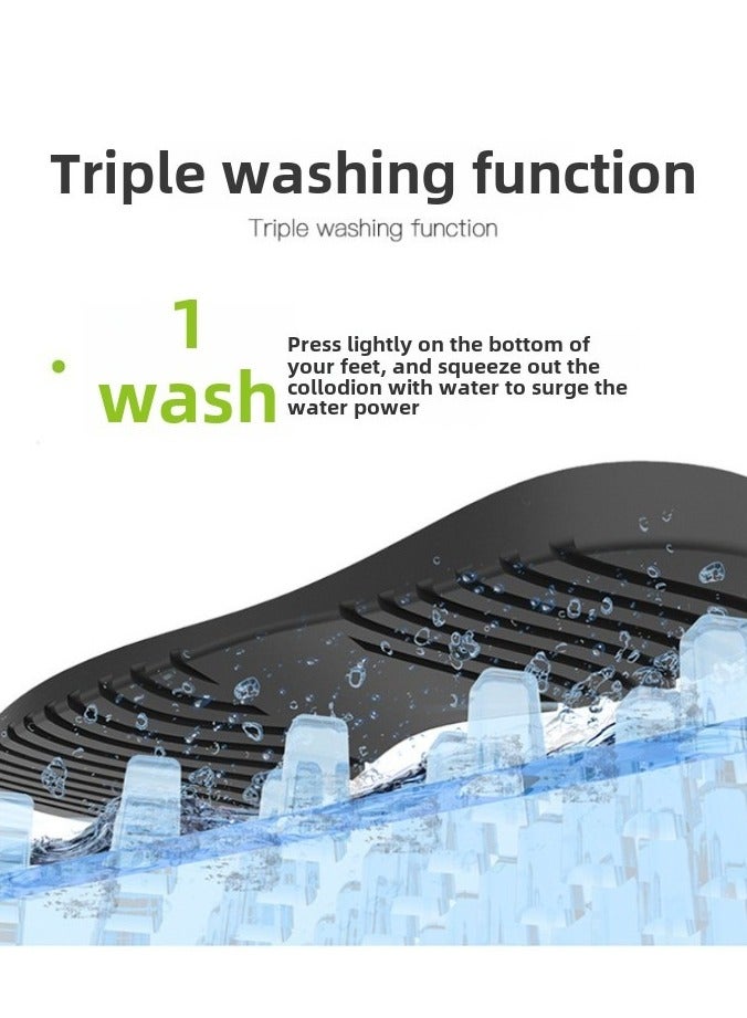 Floor mat disinfection, dry wet separation, foot mat, self-cleaning, household foot pedal carpet  - Image 2
