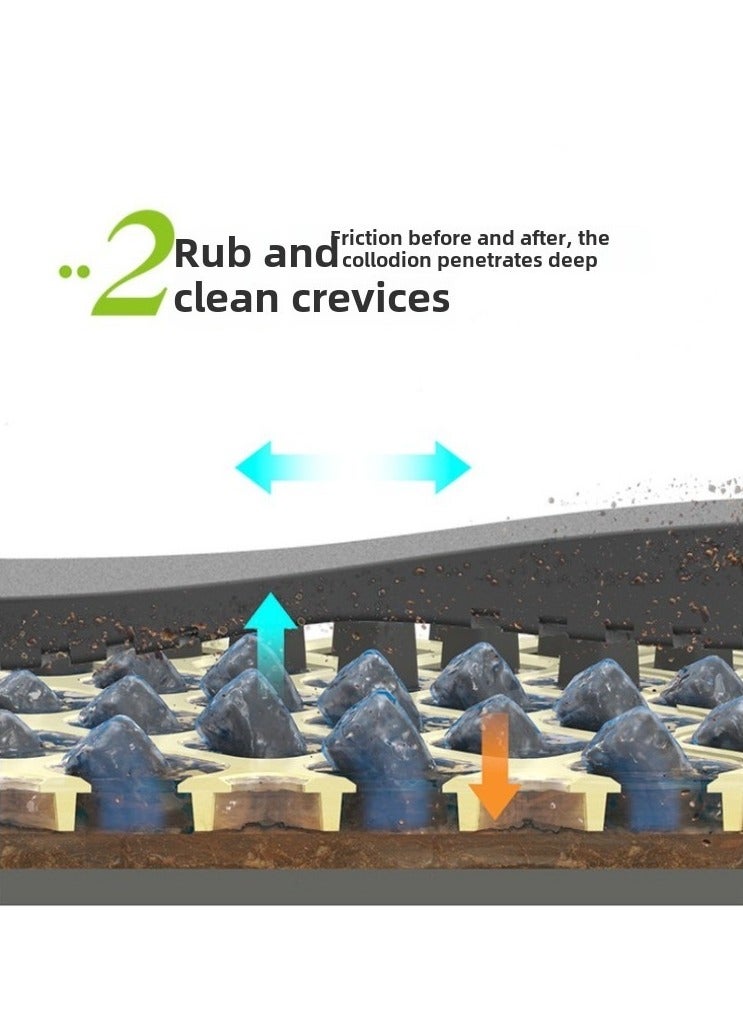 Floor mat disinfection, dry wet separation, foot mat, self-cleaning, household foot pedal carpet  - Image 3