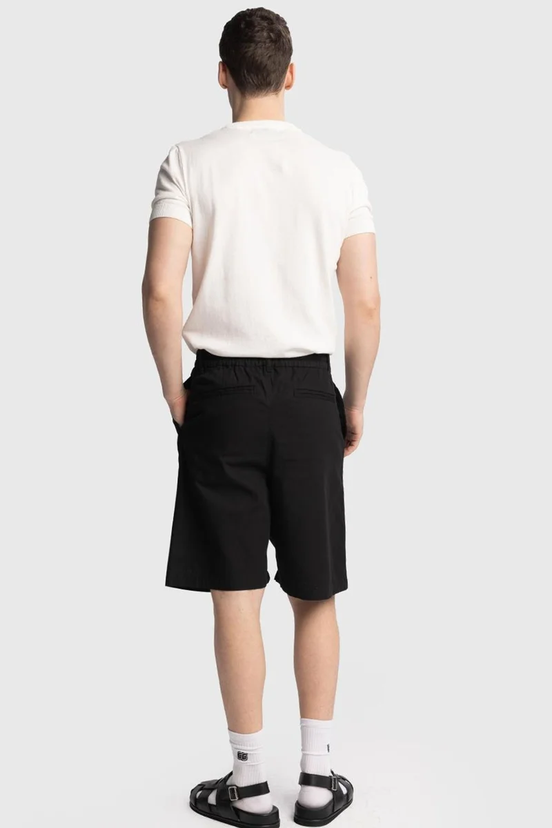 Giesto Black GIESTO Men's Cotton Poplin Chino Shorts for Men | Best Price UAE