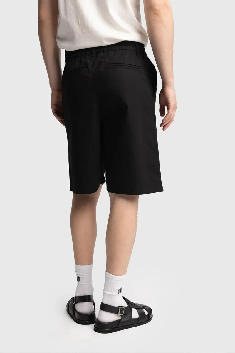 Giesto Black GIESTO Men's Cotton Poplin Chino Shorts for Men | Best Price UAE