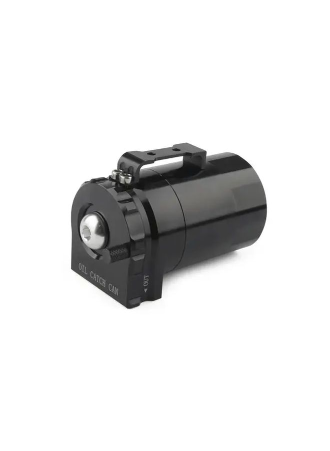 High Performance Aluminum Alloy Black Oil Vent Pot With Empty Filter For Cars Red Metal Oil Reservoir Multiple Outlets Adjustable Hose Clamp Replacement Parts - Image 4