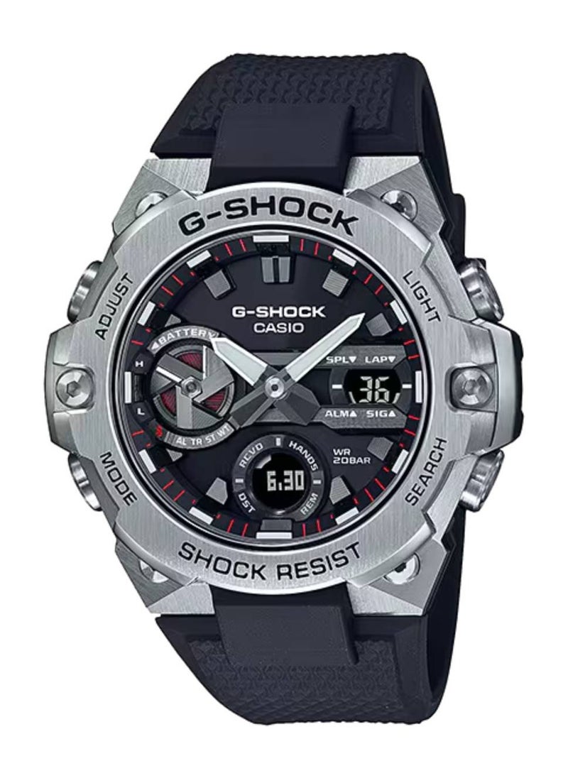 CASIO - G-Shock G-Steel Analog-Digital Rubber Strap Men's Watch GST-B400-1A - Image 1