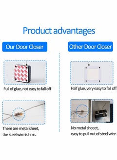 Y&D Door Closer Automatic Sensor Punch Free Spring Residential Sliding Screen Commercial Multifunctional for Bedroom Storm Home  - Image 3