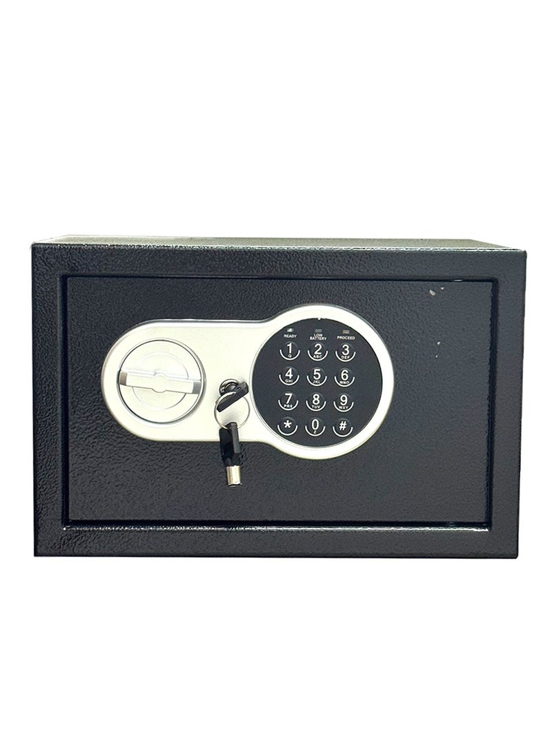 Luxury Fire-Resistant Digital Security Safe With Electronic Number Pad And Lock And Physical  Key 31*20 *20  CM - Image 2