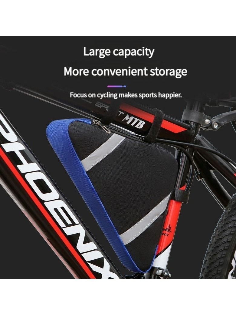 M MIAOYAN M MIAOYAN bicycle mountain bike waterproof car bag mountain tool bag riding bag beam bag triangle bag riding equipment  - Image 4