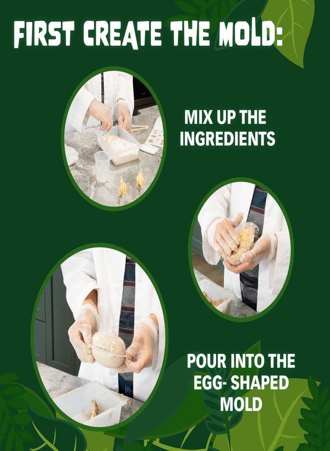 MindWare Dino Egg Dig Kit - Make 2 Giant Dino Eggs, Then Excavate The Dinosaur - Includes Science Experiment - Image 5