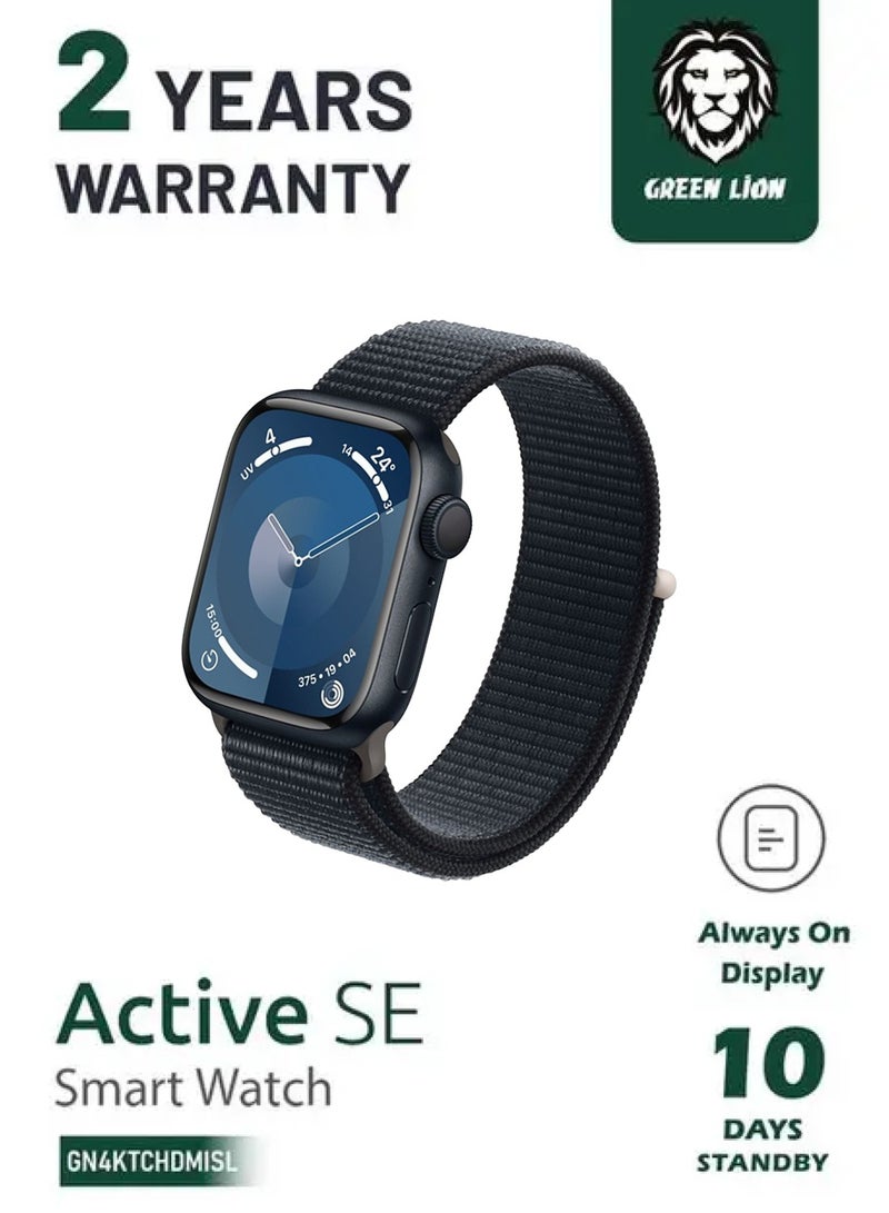 Green Lion Active SE Smartwatch Wireless Charging 64M ROM-Black - Image 2