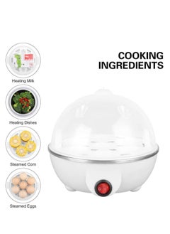 Generic Electric Egg Cooker Multi-function Steamed Dishes White  - Image 3