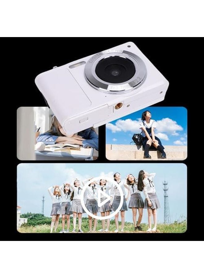 4K 50MP Digital Camera with 2.88 Inch Flip Screen 16X Zoom 1000mAh Battery for Vlog - Image 5