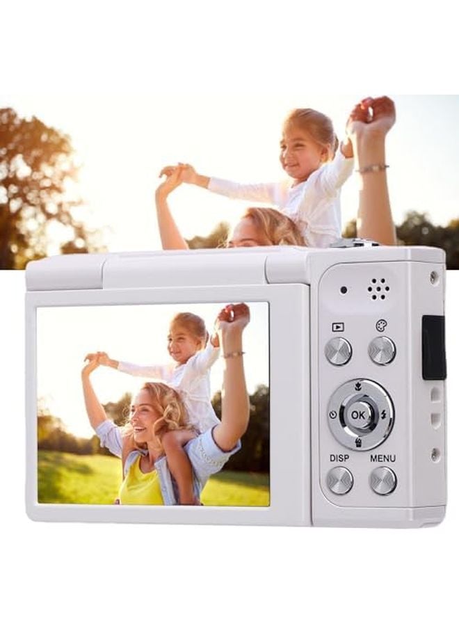 4K 50MP Digital Camera with 2.88 Inch Flip Screen 16X Zoom 1000mAh Battery for Vlog - Image 4