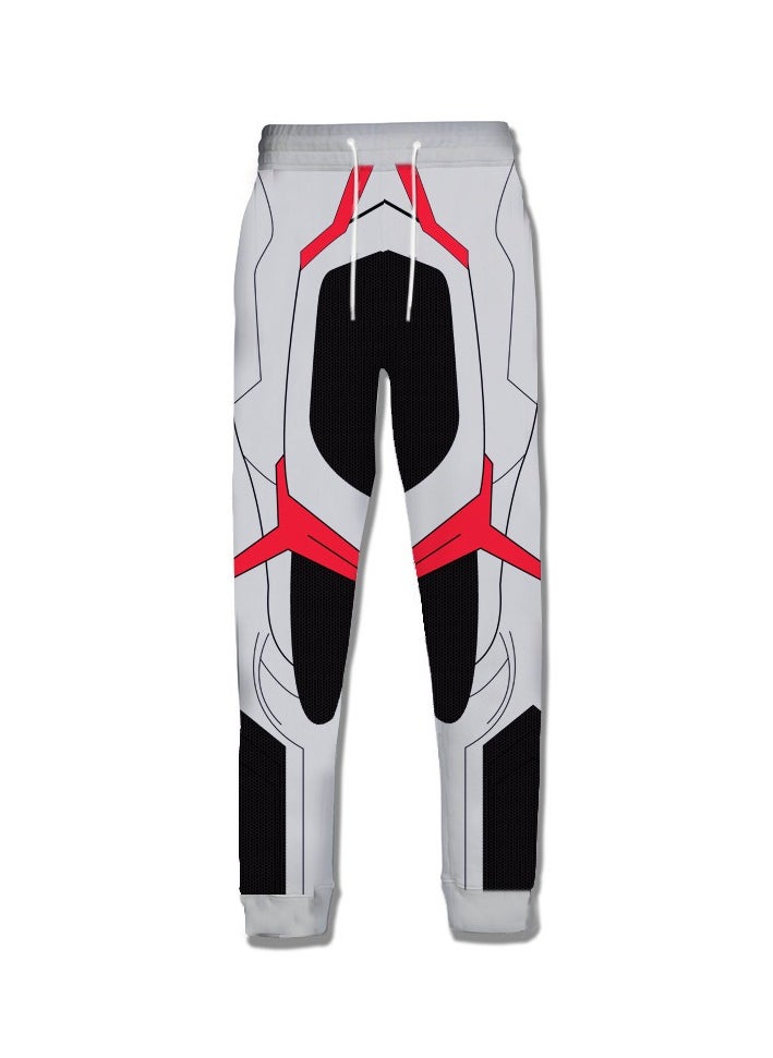 KUYING - New One Piece Printed Legged Sports And Leisure Pants - Image 1