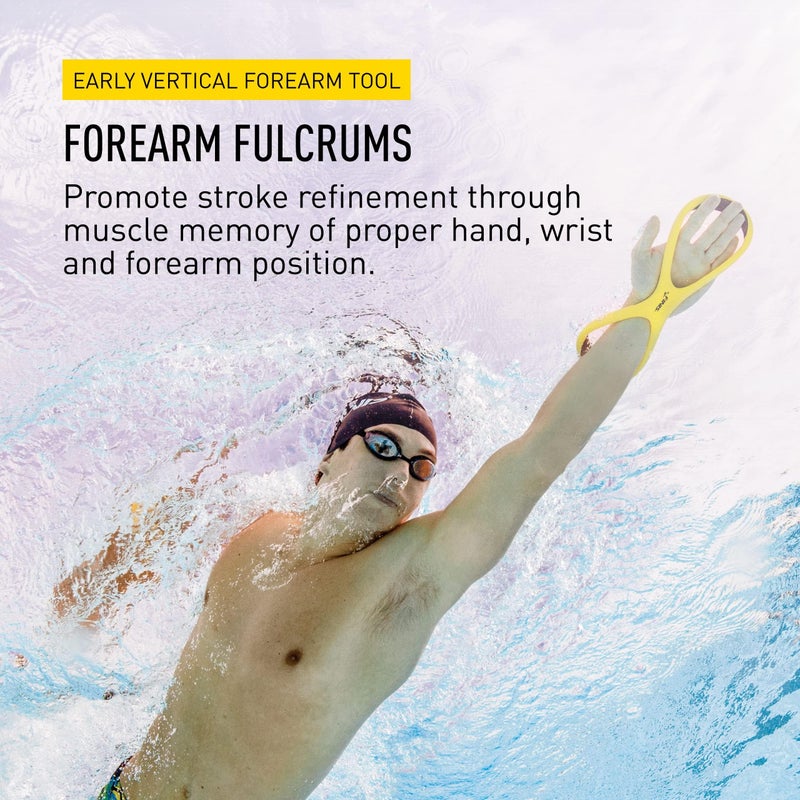 FINIS Forearm Fulcrum Swim Trainer - Promotes Early Vertical Forearm Position - Improves Stroke Technique - Adults - Image 2