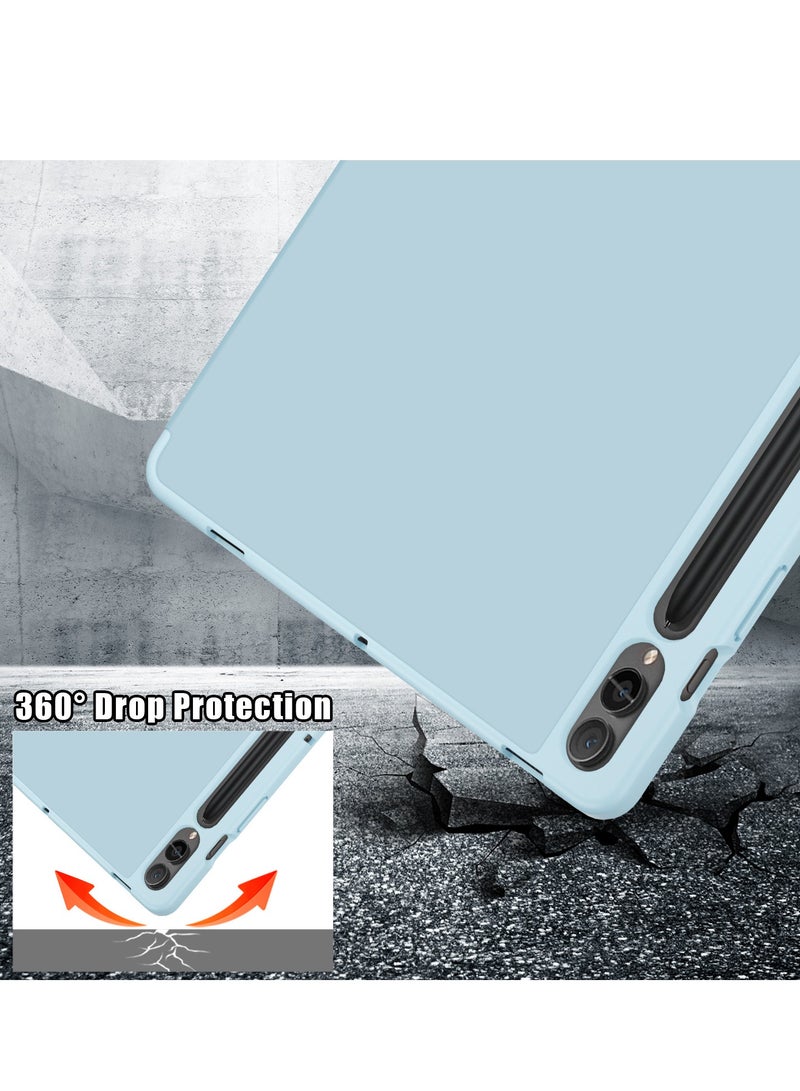 Multi-View Tablet Case for Galaxy Tab S9 Plus 2023 (X810/X816B/X818U) with Pen Holder and Auto Wake/Sleep - Image 3
