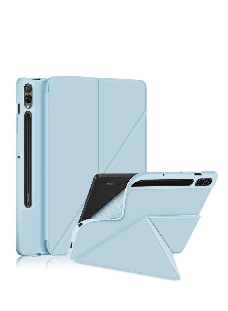 Multi-View Tablet Case for Galaxy Tab S9 Plus 2023 (X810/X816B/X818U) with Pen Holder and Auto Wake/Sleep - Image 1